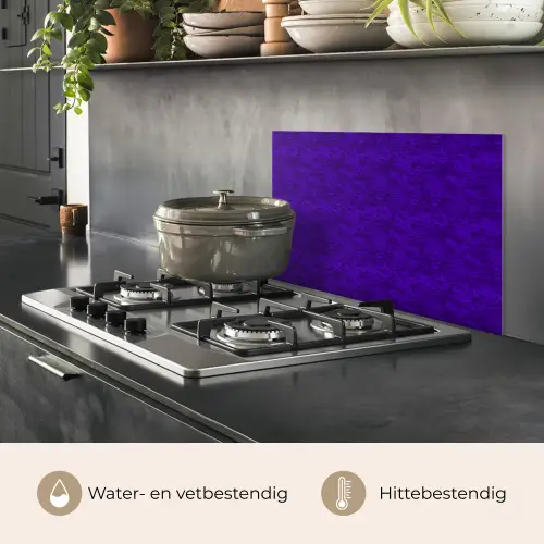 Paars - Heuvels - Bloesem keuken achterwand spatscherm klein 900 -usp_NL