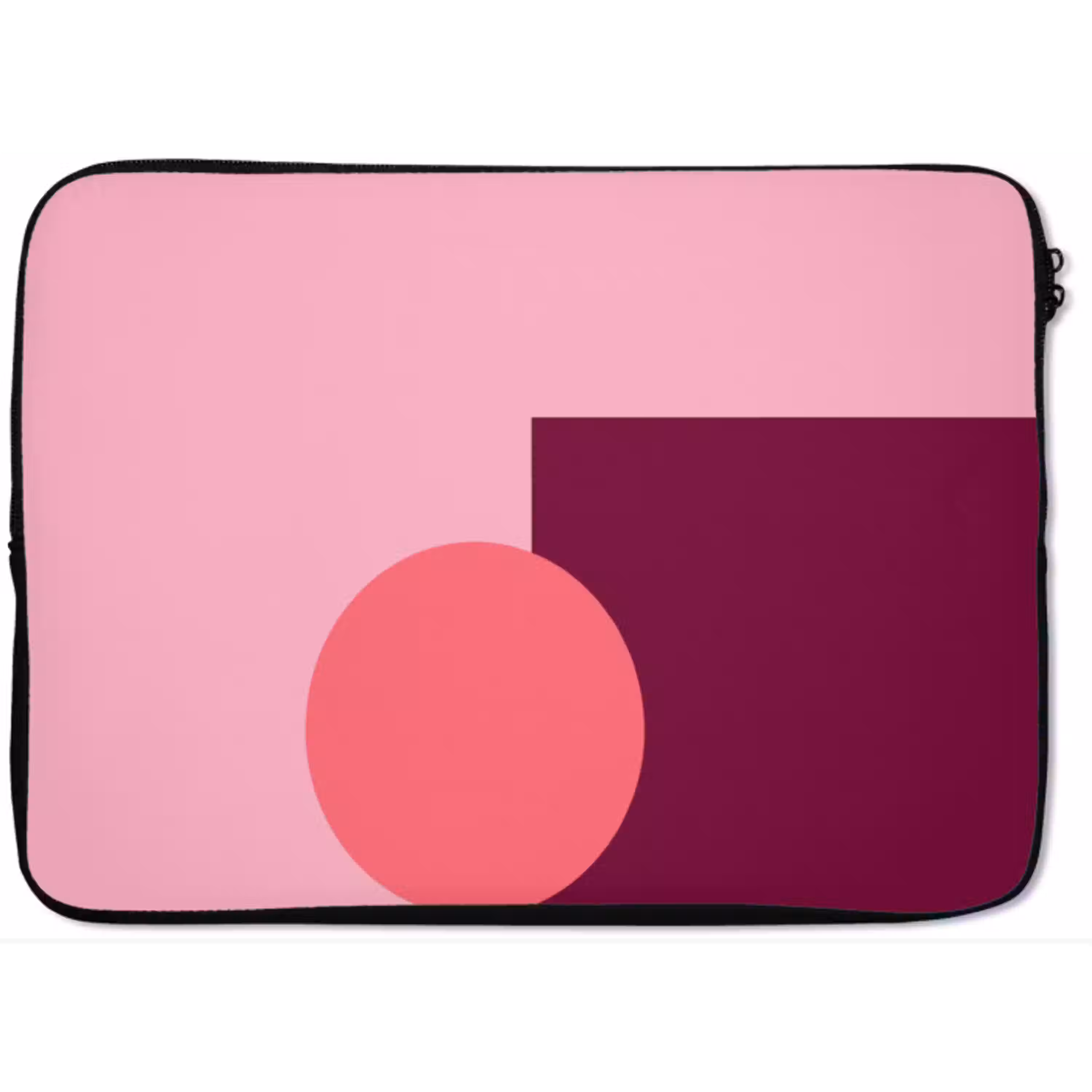 Abstract - Vormen - Roze - Modern - Design laptophoes neopreen klein -zkaufland3dotto