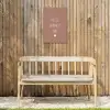 Spreuken - Quotes - Huisje boompje baby Tuinposter op houten frame 2 cm dik klein -sfeer4