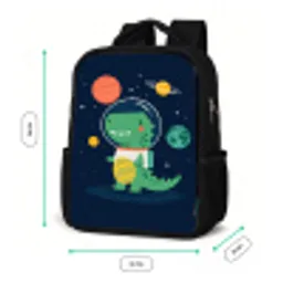 Dino - Ruimtepak - Planeten Rugzak - Zwart middel -productfoto_formaten