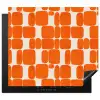 Patroon - Retro - Oranje Inductie beschermer vinyl 3mm middel 274 -3d