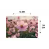 Bloemen - Paars - Wazig Placemat vinyl groot -specs