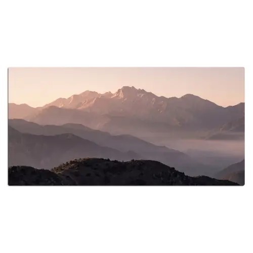 Panorama - Landschap - Bergen Muismat XXL klein -3d_leeg