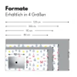 Nautisch - Illustraties - Kleurrijk Muismat XXL klein 681 -ysfeer5_duits