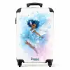 Blauwe fee met vleugels NBS - Handbagage koffer - Kinderen Unisex middel -productfoto_recht