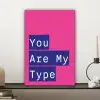 Valentijn - Tekst - Love canvas 2cm klein -sfeer6