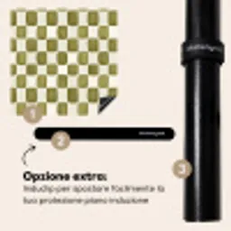 Schaak - Patroon - Groen Inductie beschermer vinyl 3mm middel 274 -zzzzzzz-induclip_IT