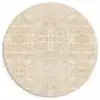 Krokodil - Leer - Beige Wandcirkel plexiglas klein 852 -3d