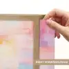 Aquarel - Pastel - Abstract - Kunst Light Box met batterij (Wandlamp) middel -USP_websiteprintNL