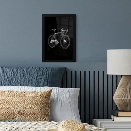 Lijnen - Illustratie - Wit fotolijst zwart zonder passe partout klein -sfeer3