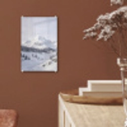 Berg - Sneeuw - Winter - Natuur - Wit plexiglas 5mm klein -sfeer5
