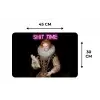 Portret - Humor - Neon Placemat vinyl groot -specs