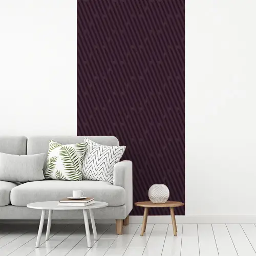 Donker - Paars - Patroon - Strepen fotobehang vinyl groot 64 -woonkamer