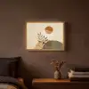 Takken - Vormen - Abstract Light Box met batterij (Wandlamp) middel -sfeer4
