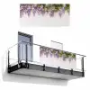 Blauwe regen - Bloemen - Paars Balkonbeschermer Duitsland klein -3d