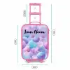 Schelpen - Paars - Blauw - Patroon Kinderkoffer - Roze klein -productfoto_formaten