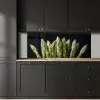 Asperges - Groen - Zwart keuken achterwand 2 middel -sfeer1