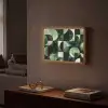 Abstract - Groen - Vormen Light Box met batterij (Wandlamp) middel -sfeer1