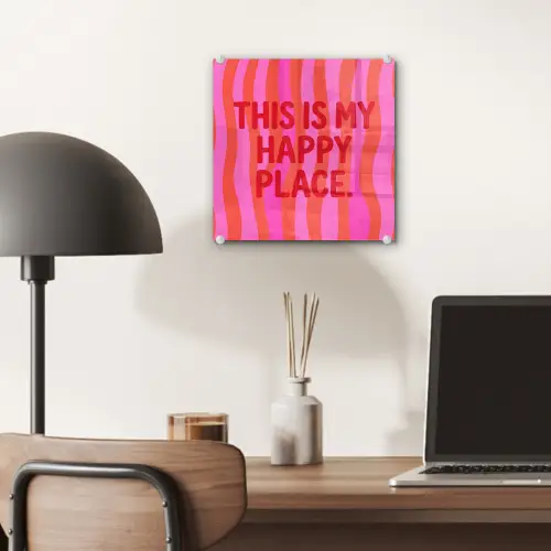 Tekst - Modern - Kleurrijk plexiglas 5mm klein -sfeer6