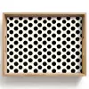 Klassiek - Stippen - Zwart Dienblad Rechthoek middel 911 -z3d_shopping