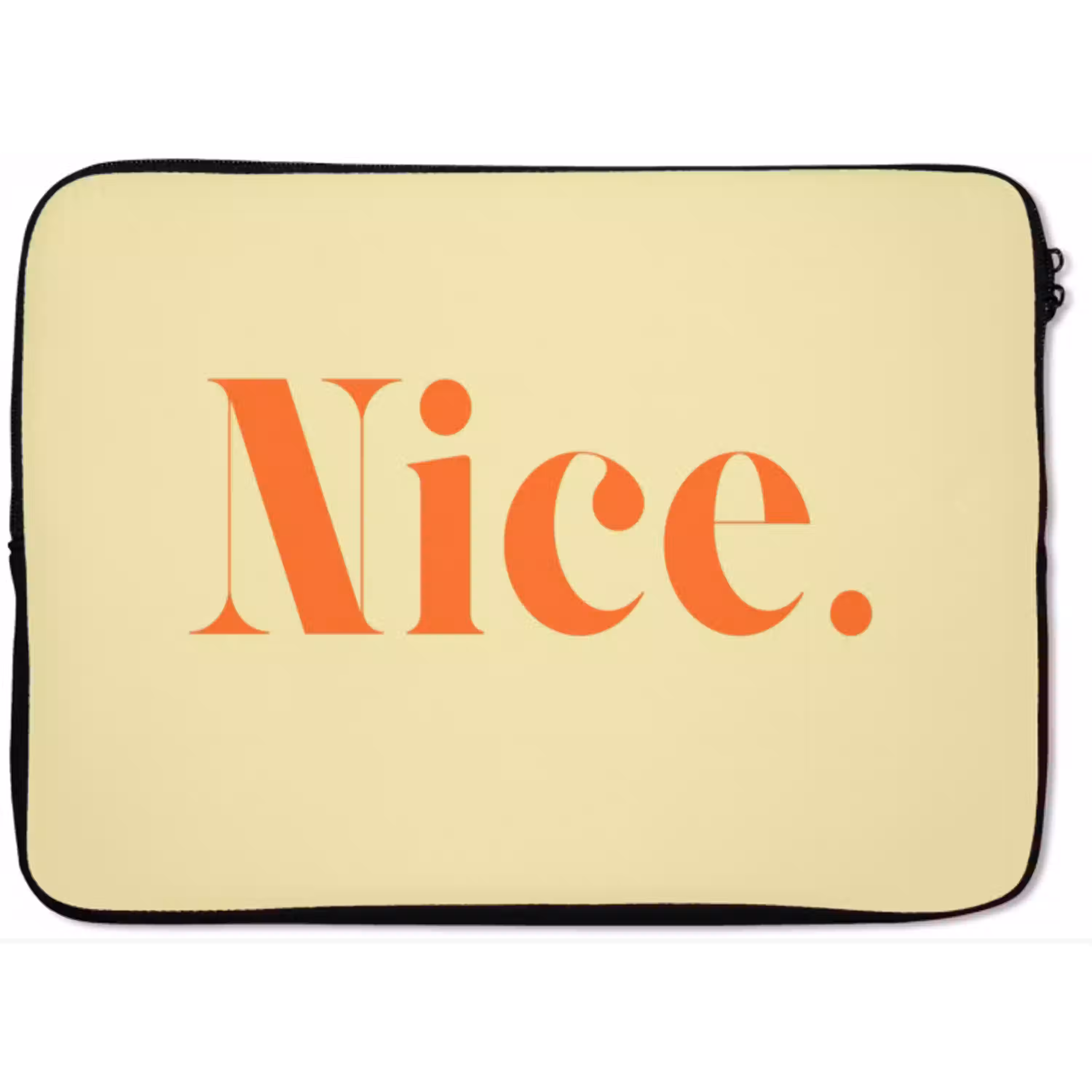Nice - Oranje - Geel - Minimalistisch laptophoes neopreen klein -zkaufland3dotto
