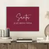 Santa - Wine - Rood - Kerst - Kerstman PET vilt klein -sfeer1