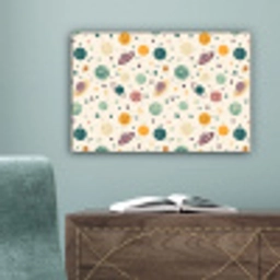 Planeten - Retro - Kleurrijk canvas 2cm klein 34 -sfeer4