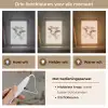 Geit - Dier - Bohemian - Bloemen - Boho Light Box met kabel klein -USP_lichtkleurNL