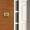 Olijfgroene blokjes - Klassiek Naambord Rechthoek middel -sfeer3-rechthoek-S