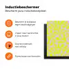 Organisch - Lila - Groen - Patroon Inductie beschermer vinyl 3mm klein 276 -zzzzzzz-td-ups