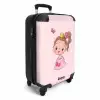 Prinsesje roze Koffer - NBS - Handbagage middel -productfoto_3d