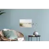 Wolken - Duinlandschap - Zand Muursticker klein -plant