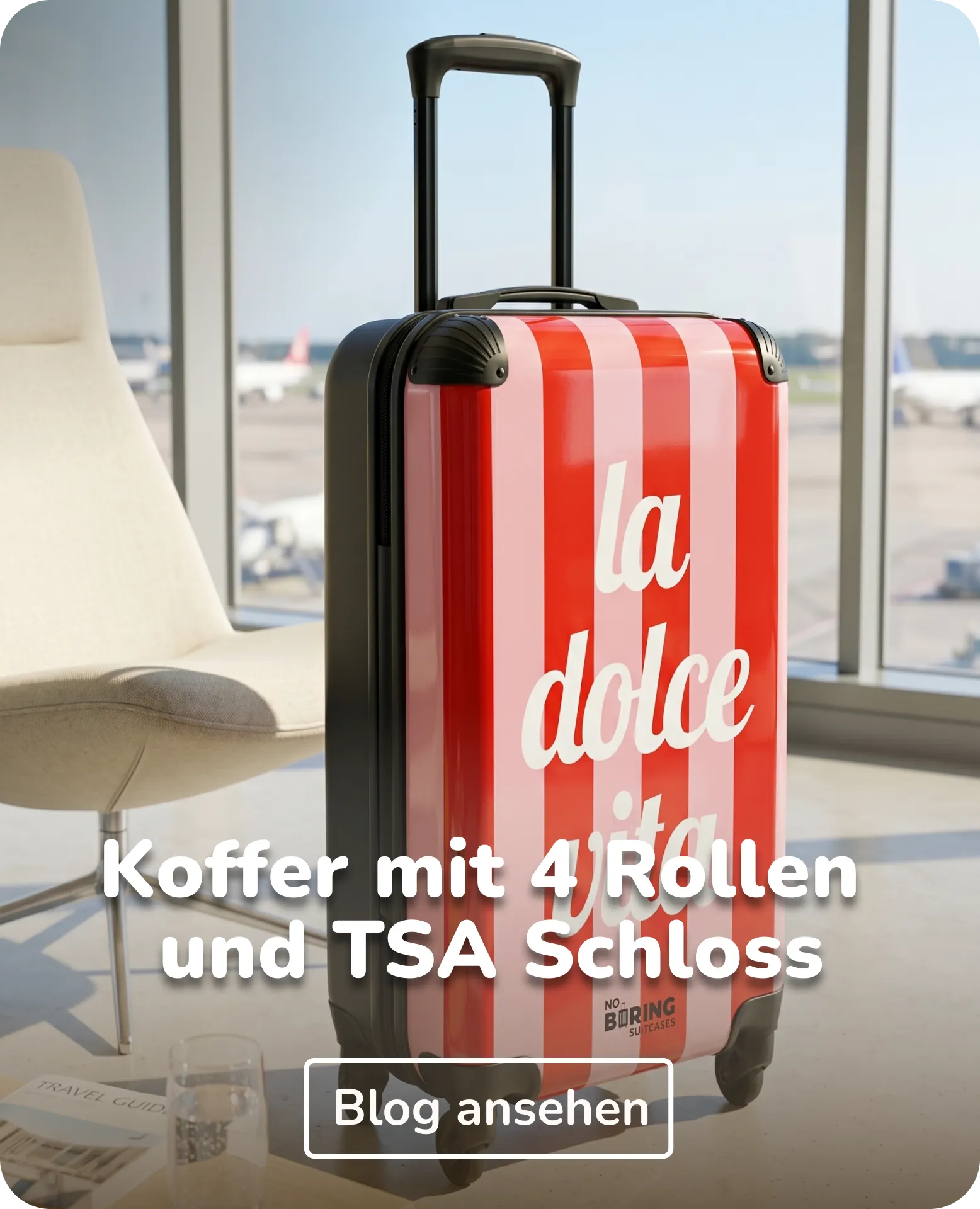 Koffer mit 4 Rollen und TSA Schloss