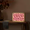 Modern - Abstract - Rood Light Box met kabel (Tafellamp) klein 924 -sfeer4