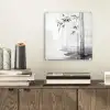 Bamboestammen - Water - Minimalistisch - Wit plexiglas 5mm klein -sfeer1