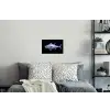 Porselein - Tonijn - Delfts - Blauw Muursticker klein -slaapkamer