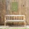 I Love My Garden Tuinposter op houten frame 2 cm dik klein -sfeer4