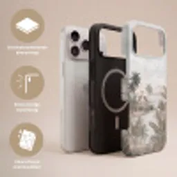 Kraanvogels - Palmbomen - Tropisch Toughcase MagSafe Apple iPhone 17 Pro Max klein -USP_Lagen_NL