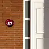 Rode hartjes - Traditioneel Naambord Organisch middel -sfeer3