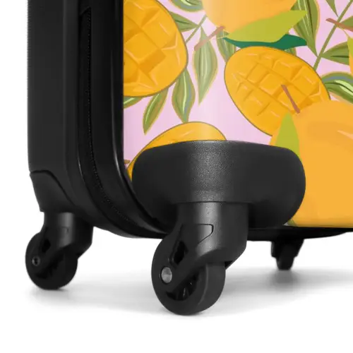 Summer memories - Mango's op een roze achtergrond NBS - Handbagage koffer - Kinderen Unisex middel -wiel