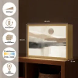 Minimalistisch - Landschap - Dimensie Light Box met batterij (Wandlamp) middel -USP_websiteoverzichtNL