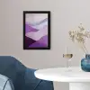 Abstract - Heuvels - Landschap - Paars fotolijst zwart zonder passe partout klein -sfeer4