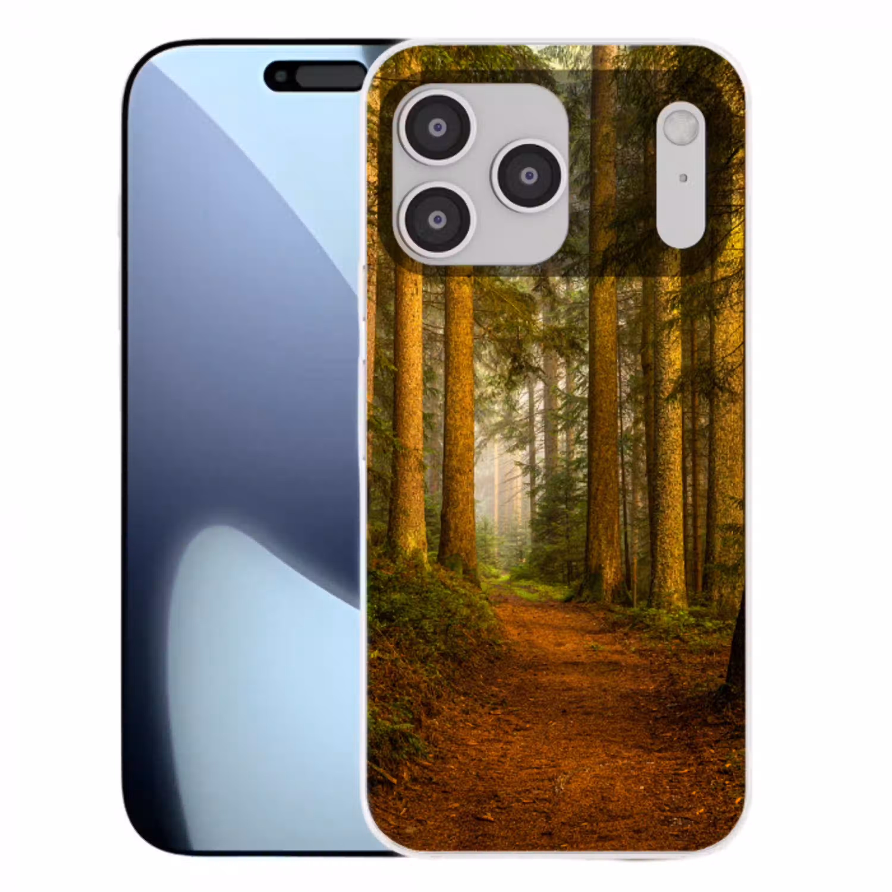 Bos - Natuur - Bomen - Landschap - Bladeren Telefoonhoesje iPhone 17 Pro Max klein -3d