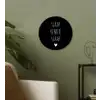 Quotes - Slaap kindje slaap - Spreuken Wandcirkel kunststof plaat 5mm dik klein -sfeer3