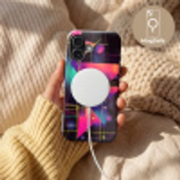Driehoeken - Cirkels - Abstract - Sterren Toughcase MagSafe Apple iPhone 17 klein -USP_MagsafeV