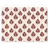 Botanisch - Patroon - Bordeaux muismat rubber klein 262 -3d