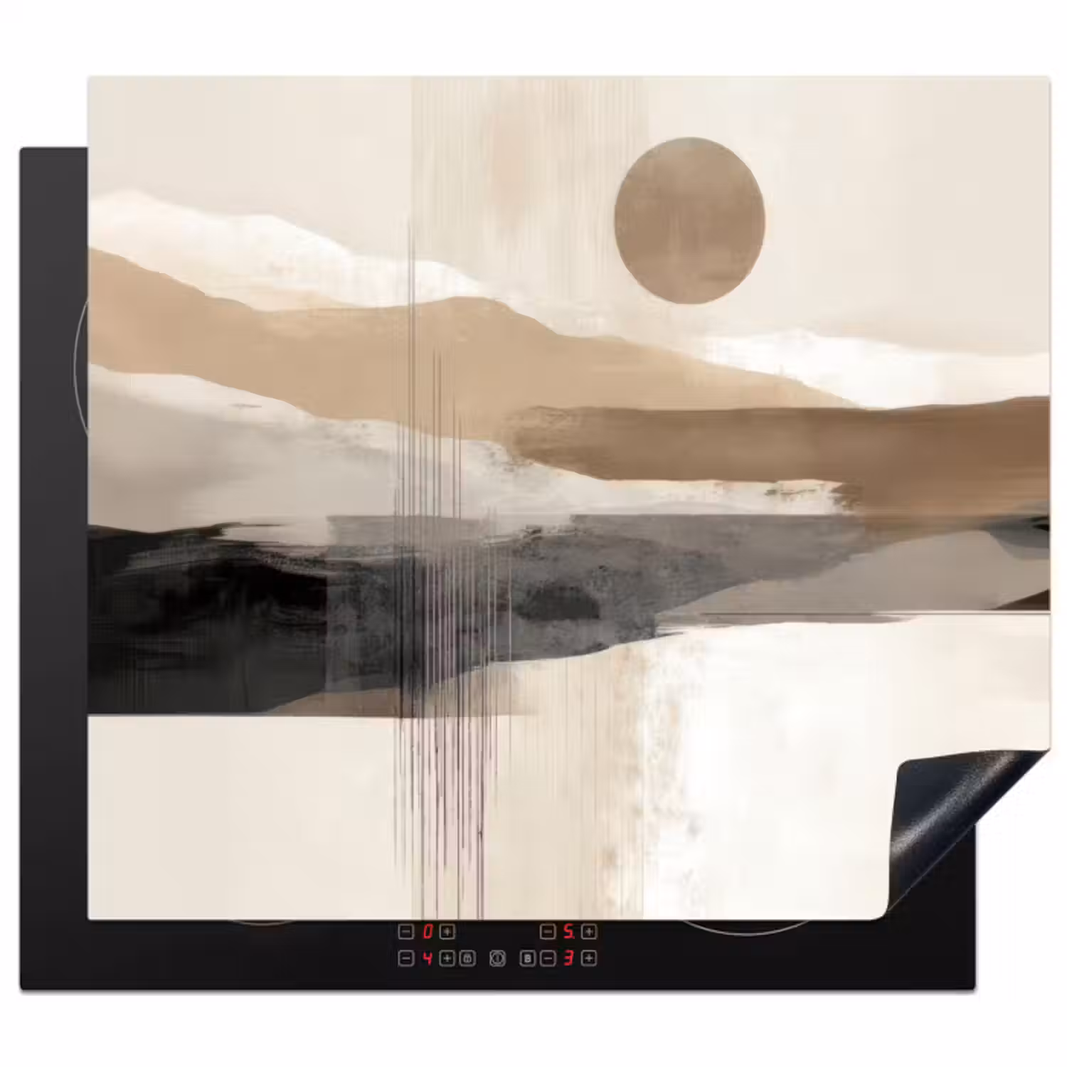 Inductie beschermer - Minimalistisch - Landschap - Dimensie