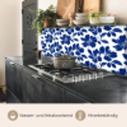 Floraal - Modern - Blauw keuken achterwand 2 middel 871 -usp_DE