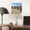 Zand - Strand - Paal - Water - Zomer plexiglas 5mm klein -sfeer6