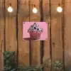 Cupcake - Kleurrijk - Edelstenen tuinposter los doek klein -sfeer1
